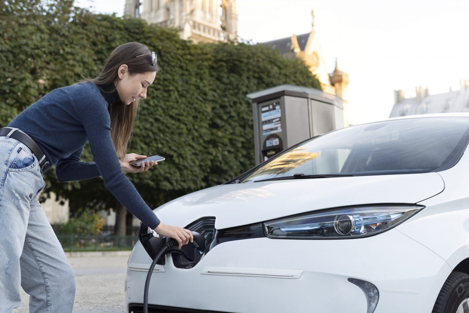 close-up-electric-car-france