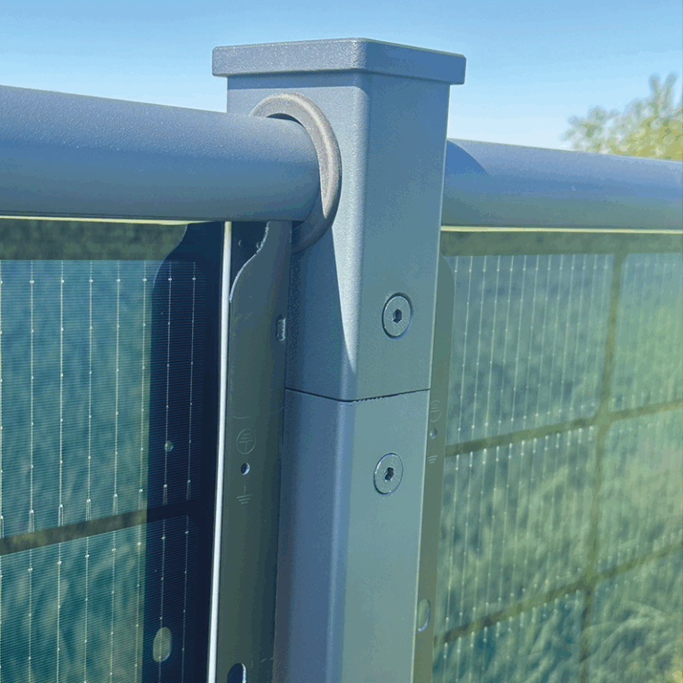 EHV-Group detailansicht Montagehalterung-Pv Solarzaun