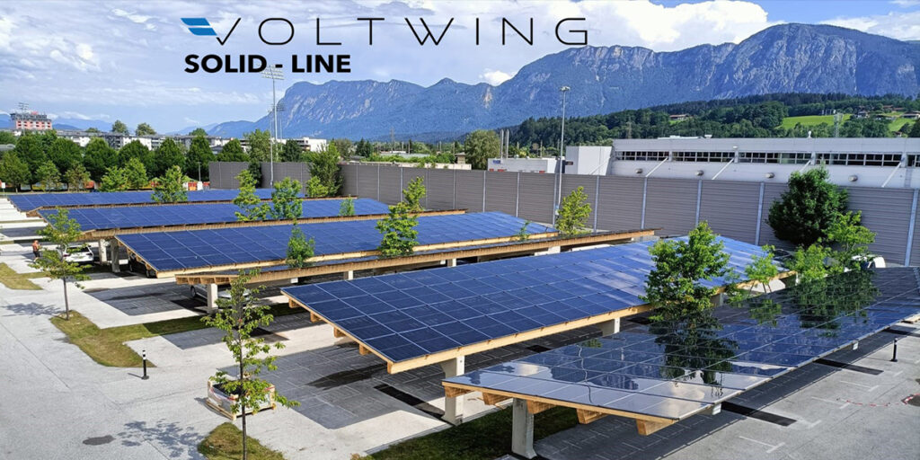 EHV Group - Voltwing Solid - wirtschaftliches PV-Carport